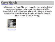Tablet Screenshot of carvemarble.com